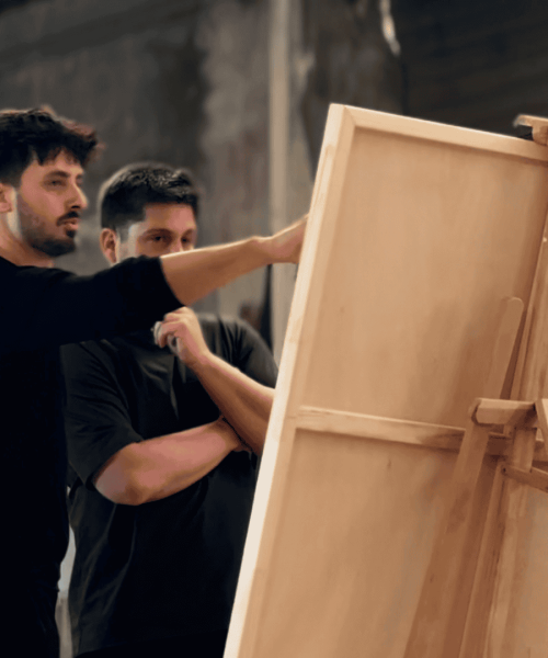 Manel-Foto proceso-hablando cuadro